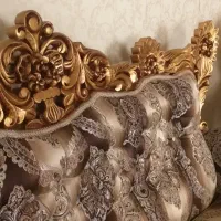 مبل سلطنتی ۹ نفره با دو میزبان ،جلو مبلی ودوعسلی