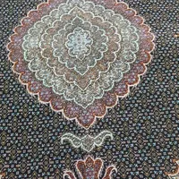 قالیچه ماهی خوی مرینوس ابریشم تازه سرمه ی|فرش|رشت, امین الضرب|دیوار