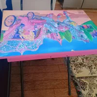 میز تحریر و صندلی تمیز و سالم|میز تحریر و کامپیوتر|میانه, |دیوار