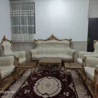 مبل سلطنتی تمیز7نفره|مبلمان خانگی و میز عسلی|قم, امامزاده ابراهیم|دیوار