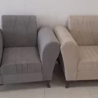 مبل اقتصادی کرم طوسی قهوای