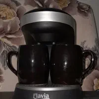 قهوه ساز همراه دو لیوان دارای گارانتی