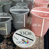 سطل پلاستیکی جنس ضخیم|ظروف نگهدارنده، پلاستیکی، یک‌بارمصرف|همدان, |دیوار