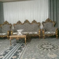 مبل سلطنتی 9نفره چوب راش|مبلمان خانگی و میز عسلی|قرچک, پارس سرام|دیوار