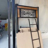 تخت فلزی دو طبقه|تخت و سرویس خواب|پارسیان, |دیوار