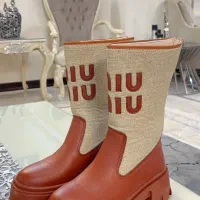 کفش نیمبوت نیم بوت پوتین مارک میو میو زنانه