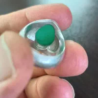 انگشتر باباقوری با سنگ خاص و رکاب دست ساز|جواهرات|فولادشهر, B5|دیوار