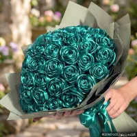 دسته گل و باکس گل روبانی باکیفیت با رنگبندی زیاد
