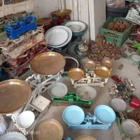 ترازو قدیمی وسنگ باسکول