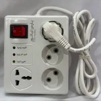 محافظ ولتاژ چهار خانه به همراه سه پین