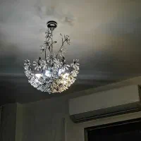 لوستر کریستالی ده شاخه