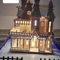 ماکت چوبی خانه|مجسمه، تندیس، ماکت|تهران, چوب تراش|دیوار