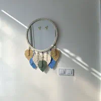 دیوار کوب مکرومه