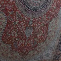 فرش ابریشم نیمه کاره