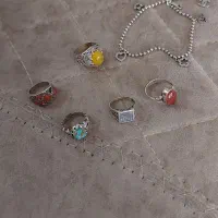 انگشتر و پابند نقره