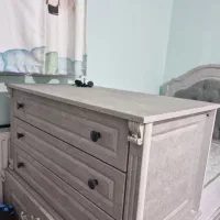 تخت نوزاد نوجوان به همراه تشک نو|تخت و صندلی بچه|فردیس, شهرک وحدت|دیوار