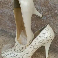 کفش زنانه ترکیه ای صدفی رنگ سایز۳۷