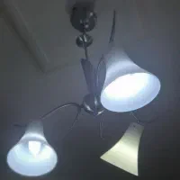 لوستر استیل،سه شاخ.