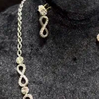 نیم ست نقره طرح بینهایت|جواهرات|تهران, جوادیه|دیوار
