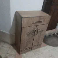 جاکفشی تمام ام دی اف درجه ۱ با کشو در حد نو