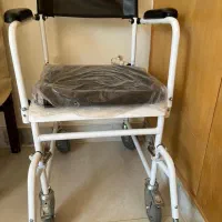 ویلچر حمام  دسته تاشو