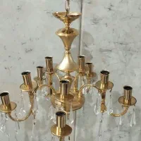 لوستر آب طلا در حد نو به بالاترین قیمت|لوستر و چراغ آویز|مشهد, احمدآباد|دیوار
