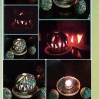 تعدادی جا شمعی دو تیکه و دوکاره با ارسال