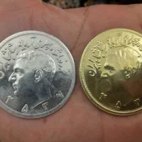 دو عدد سکه جفت|کلکسیون سکه، تمبر، اسکناس|قزوین, |دیوار
