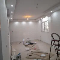 نقاشی ساختمان و رنگ درب پنجره در حیاط|خدمات پیشه و مهارت|کرمانشاه, |دیوار