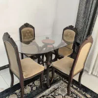 میز نهارخوری 4نفره چوب