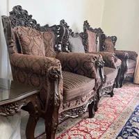 فروش دو دست مبل استیل کامل درجه یک|مبلمان خانگی و میز عسلی|کرج, حیدرآباد|دیوار
