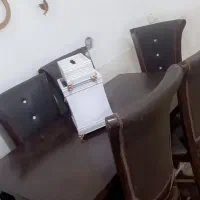 میز۶ نفره چوبی|میز و صندلی غذاخوری|یاسوج, |دیوار