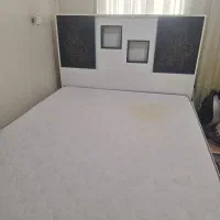 تخت دونفره باتشک و دراور، پاتختی|تخت و سرویس خواب|تهران, شهرک رضویه|دیوار