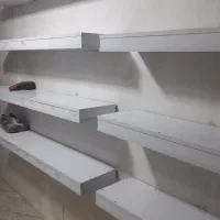 ویترین ام دی اف|کتابخانه، شلف، قفسه‌های دیواری|قم, شهرک فاطمیه|دیوار