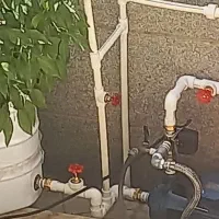 لوله کشی پمپ منبع آب وتعمیرات