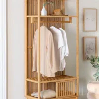 رگال لباس چوبی رگال لباس فلزی شیک کم جا مقاوم