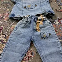 لباس بچگانه کت شلوار جین  نونو بچگانه