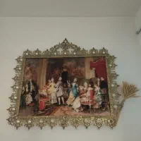 میز خاطره برنجی.تابلوسلطنتی