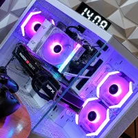 کیس گیمینگ + مانیتور گیمینگ