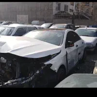 بنز cla45 تصادفی ۲۰۱۶