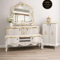 آینه و کنسول ،میز تی وی ،جا کفشی مدل سلطنتی