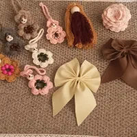 آویز کیف و کش های طرح پاپیون با انواع رنگ بندی|صنایع دستی و سایر لوازم تزئینی|آبیک, |دیوار