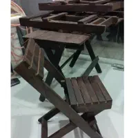 میز و چهار عدد صندلی تاشو