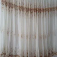 ۳ عددپرده تور وساتن و حریر|پرده، رانر، رومیزی|سنندج, |دیوار