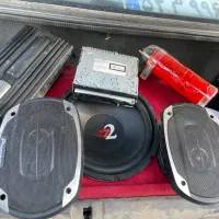 سیستم صوتی خودرو ضبط و باند پایونیر و ساب و ...چ