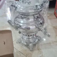 سماور گازی با قوری چینی