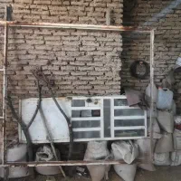 درب سه لنگه حیاط