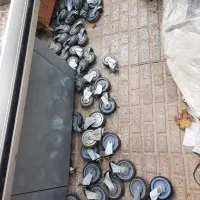 چرخ ورقی صنعتی گردان سایز 10 و 12 النی و پیچی|فروشگاه و مغازه|مشهد, کوشش|دیوار