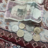 دو تا سکه قدیمی|کلکسیون سکه، تمبر، اسکناس|قائن, |دیوار