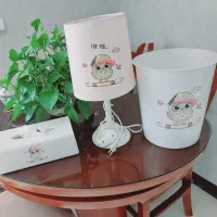 ست چراغ خواب و سطل و دستمال